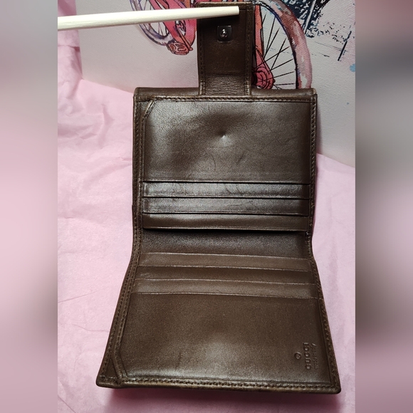 Authentic Gucci Monogram GG Compact bifold Wallet•GUC•COA available - Picture 11 of 17